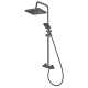 Душевая колонна Armata BCF-009-J Graphite со смесителем с кнопочным переключателем, 3 режима (CH6507)