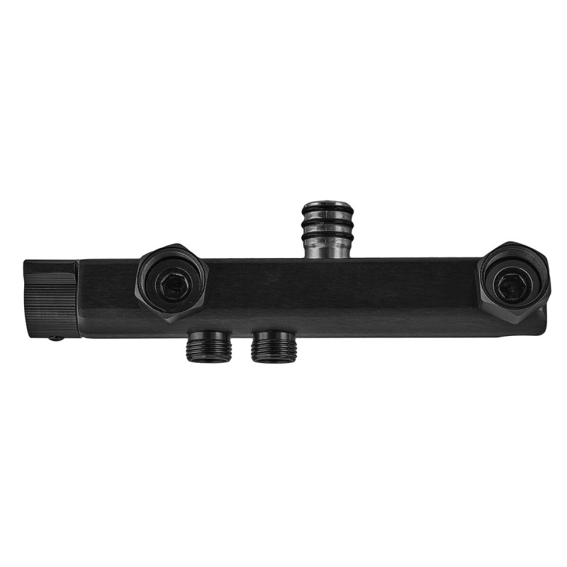 Душевая колонна Armata BCS-009-J Black со смесителем с кнопочным переключателем, 4 режима (CH6508)