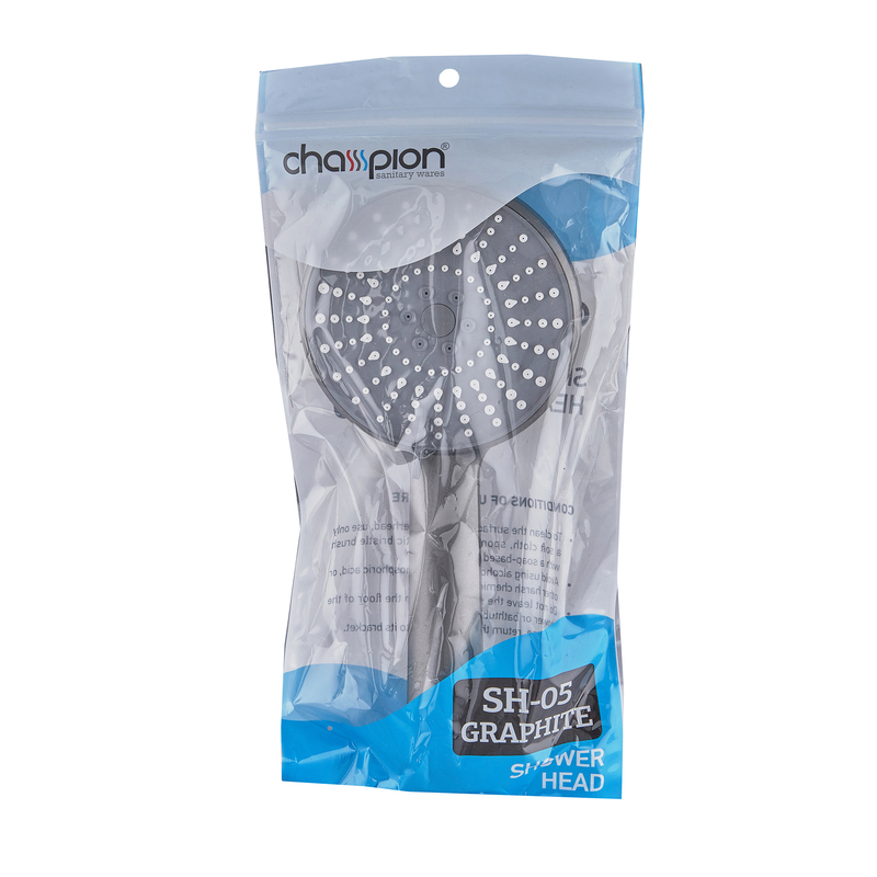 Лійка для душу Champion SH-05 Graphite 5 функцій (Колір графіт) (CH6576)