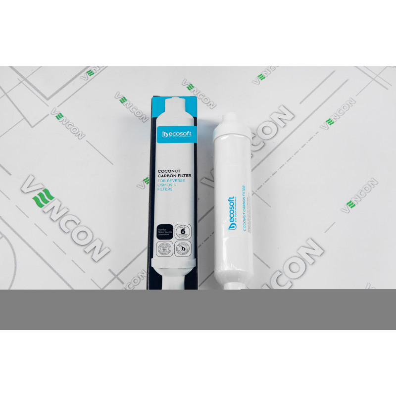 ECOSOFT Вугільний постфільтр для фільтрів зворотного осмосу (CHV2010ECOPKG)