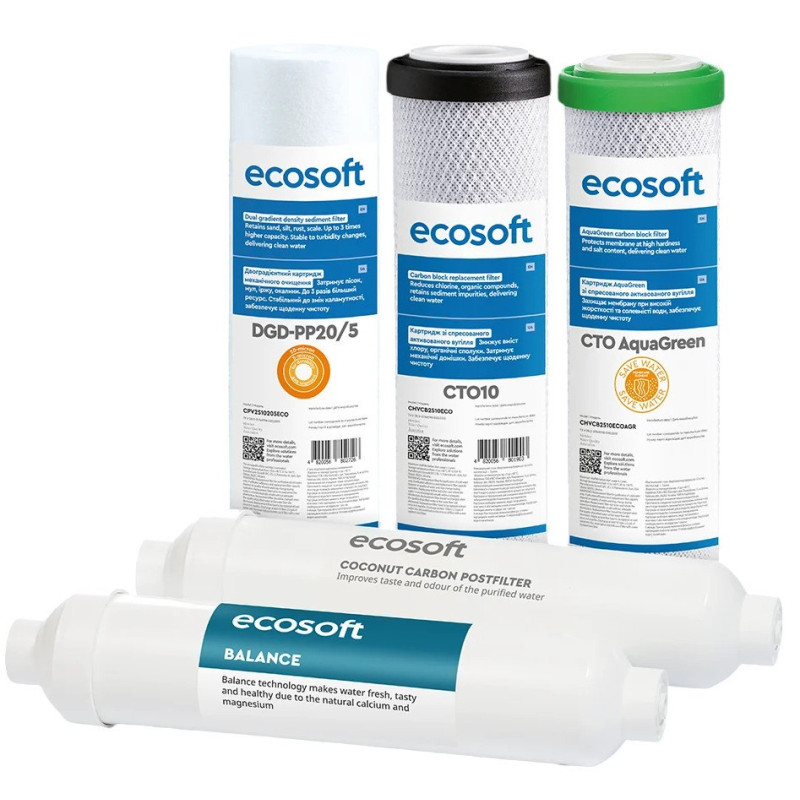 ECOSOFT Комплект картриджів P’URE Balance 6 місяців (CHV5PUREBAL)