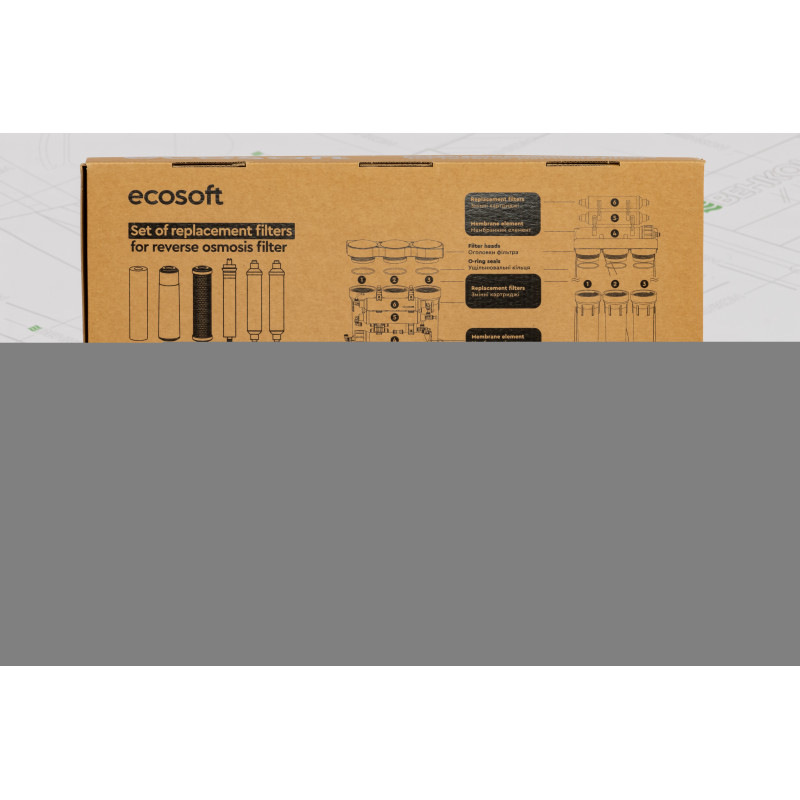ECOSOFT Комплект картриджів P’URE AquaCalcium Mint 12 місяців (CHV6PUREMAC)