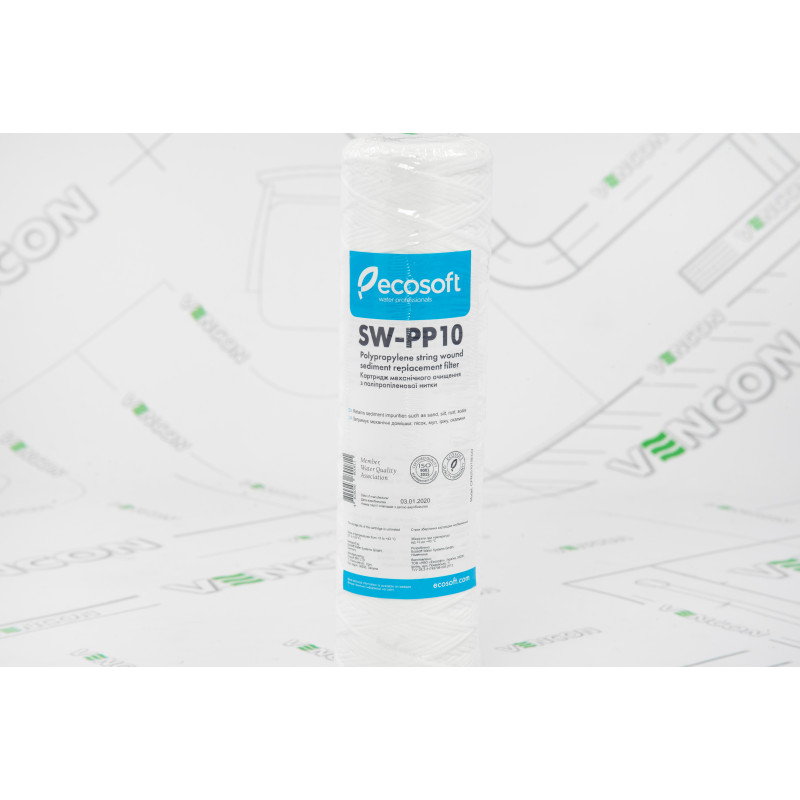 ECOSOFT Картридж з поліпропіленової нитки 2,5x10 10 мкм (CPN251010ECO)