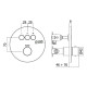 Paffoni Термостат для душу Compact box CPT 019 BO прихованого монтажу (CPT019BO)