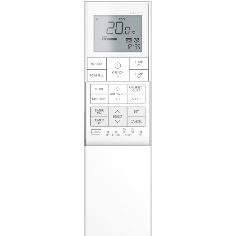 Panasonic Кондиціонер Etherea 35м2 інвертор 12000BTU 3.5кВт A+++/A+++ -20°С Wi-Fi R32 сріблястий (CS-XZ35ZKEW/CU-Z35ZKE)