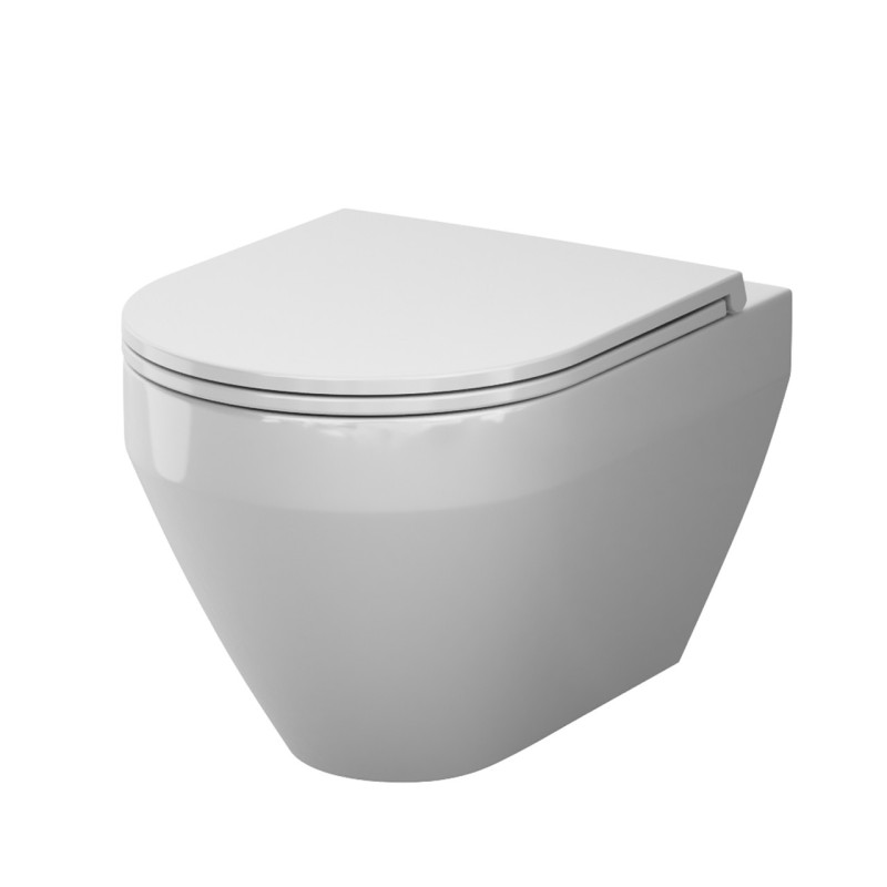 Підвісний унітаз AquaSpin із сидінням м/ліфт AM.PM Spirit V2.0 CSB1900SC