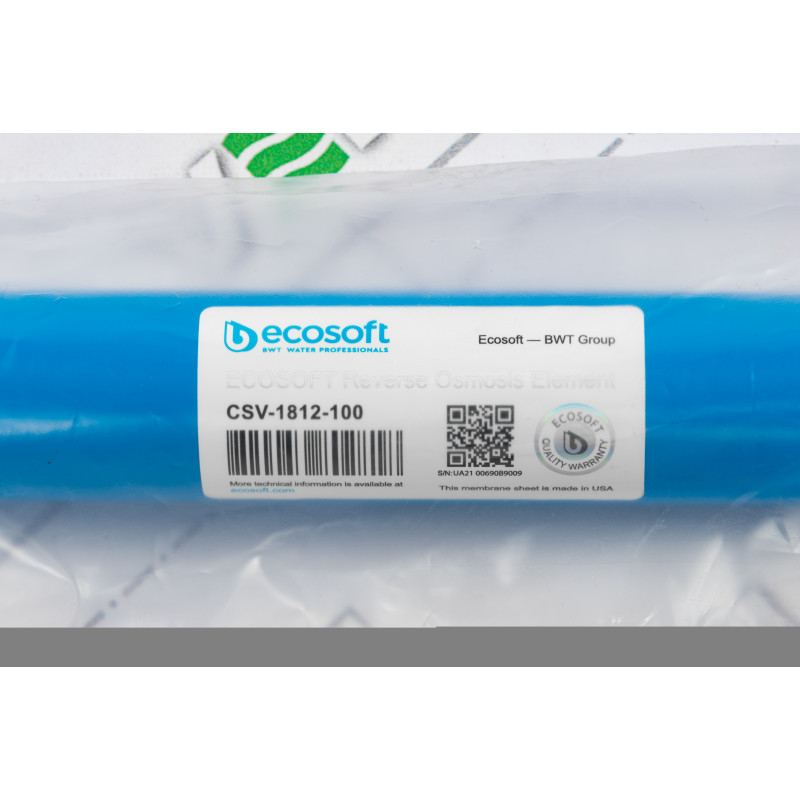 ECOSOFT Мембрана 100GPD для домашніх фільтрів зворотного осмосу (CSV1812100ECO)
