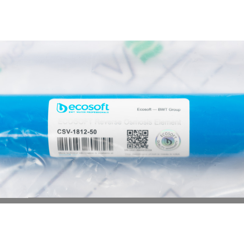 ECOSOFT Мембрана 50GPD для домашніх фільтрів зворотного осмосу (CSV181250ECO)