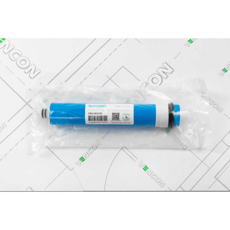 ECOSOFT Мембрана 75GPD для домашніх фільтрів зворотного осмосу (CSV181275ECO)
