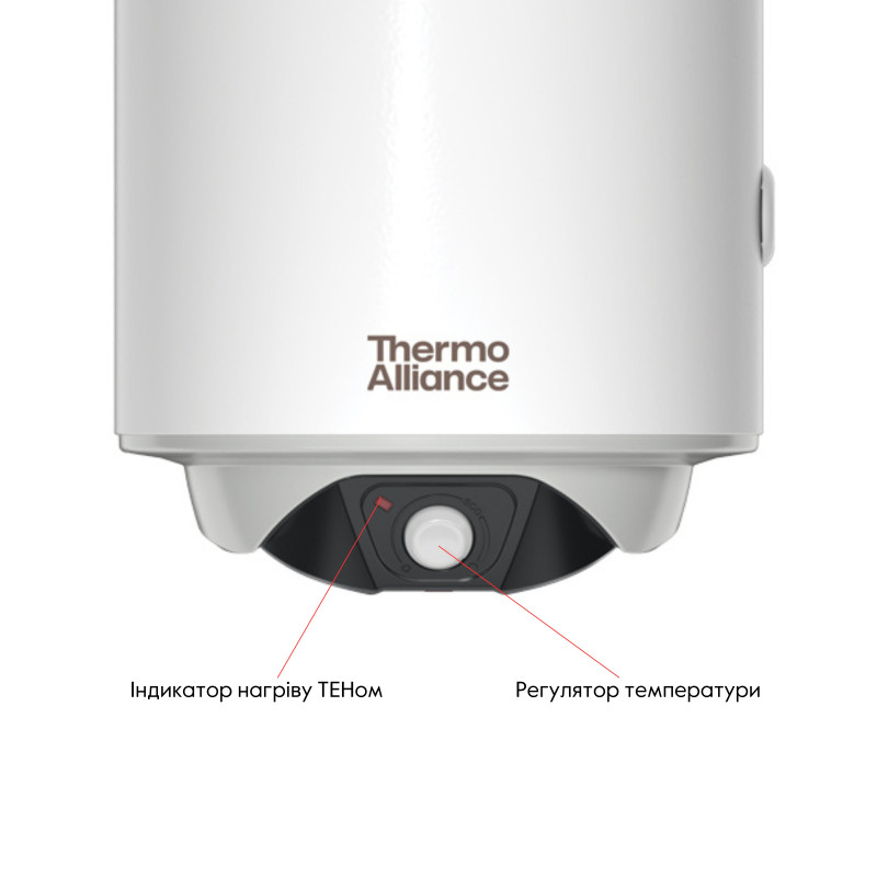 Thermo Alliance Водонагрівач (бойлер) електричний комбінований вертикальний 80 л. т.о. 0,24 кв.м правий, мокрий ТЕН 2,0 кВт (CWH 8044 4S R) (CWH 8044 4S R)