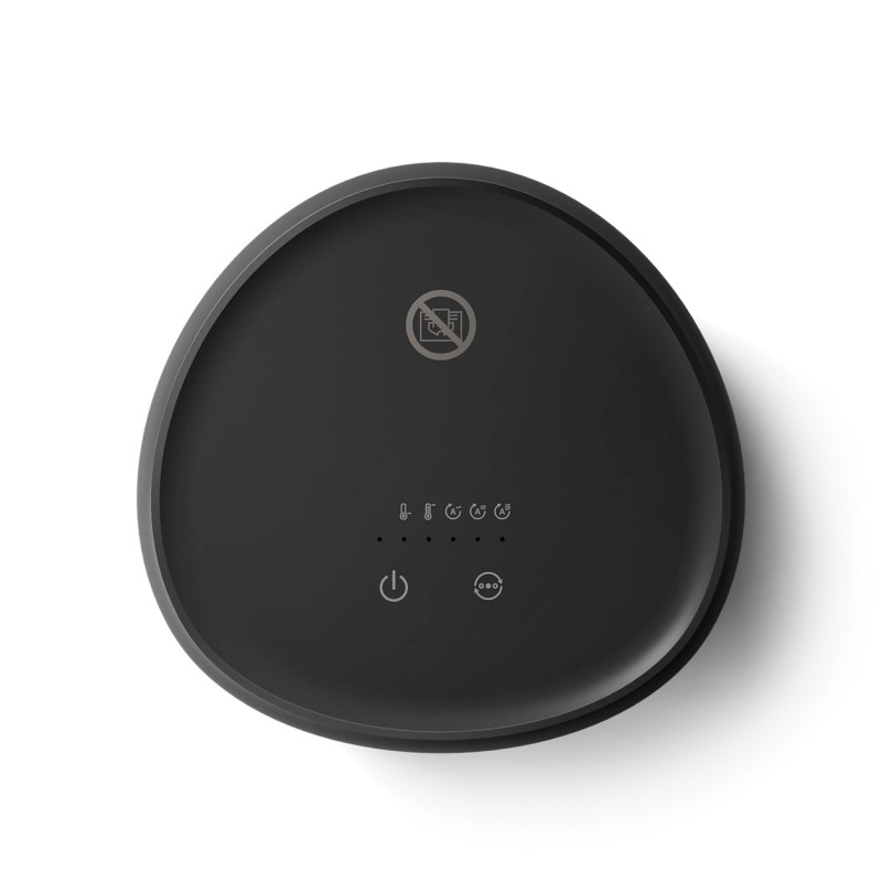 Тепловентилятор Philips Series 2000, 15м2, 1500Вт, електр. упр-ння, керамич.нагрів.елемент, Wi-Fi, темно-сірий (CX2120/01)