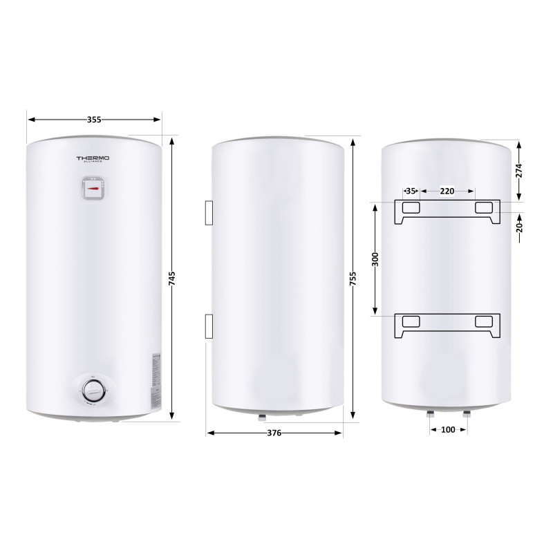 Thermo Alliance Водонагрівач (бойлер) електричний 50 л. D50V15Q1 (D50V15Q1)