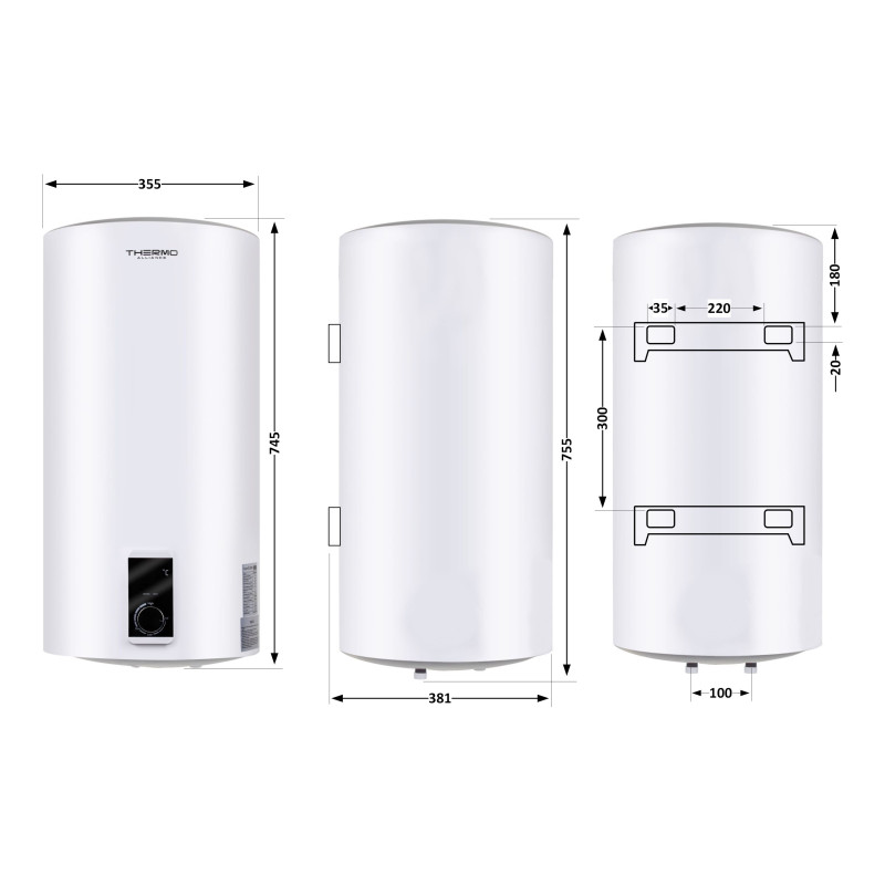 Thermo Alliance Водонагрівач (бойлер) електричний 50 л. D50V20J(D)1-K (D50V20JD1K)