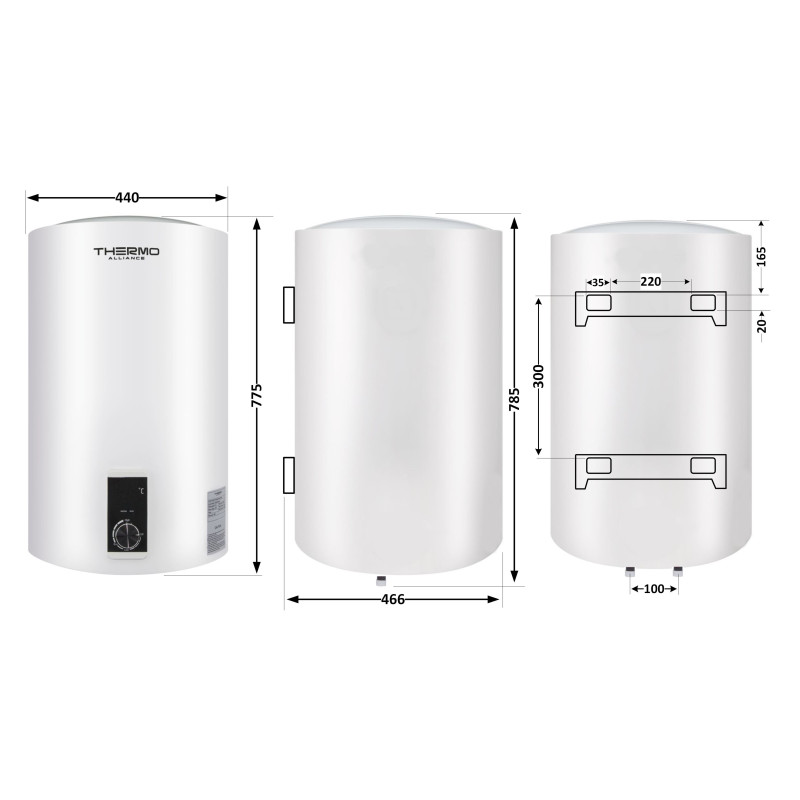 Thermo Alliance Водонагрівач (бойлер) електричний 80 л. D80V20J3DK (D80V20J3DK)