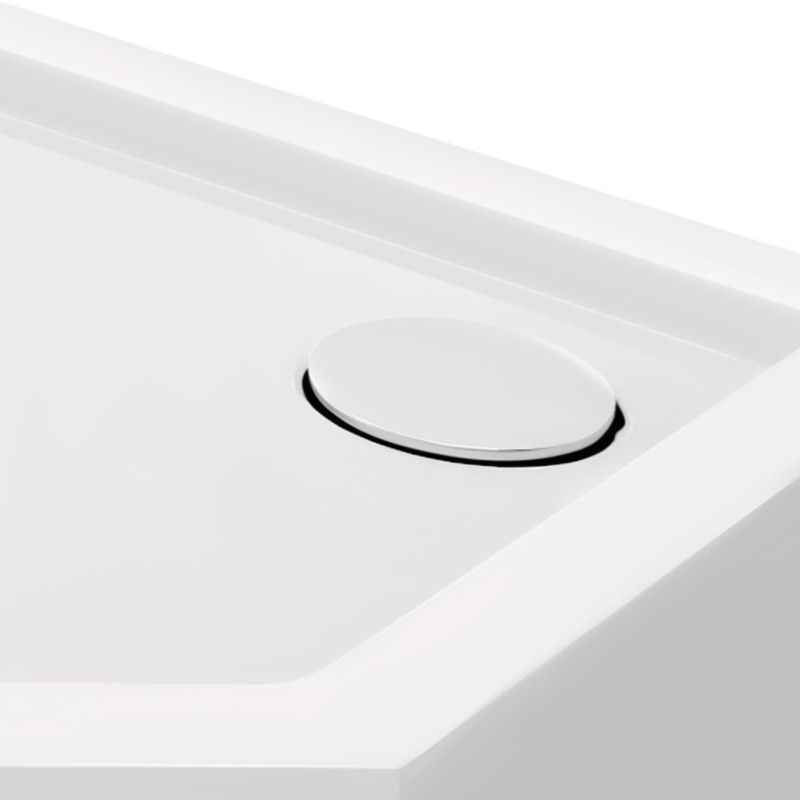 Qtap Душовий піддон Diamond 301112 1000x1000x120 Білий