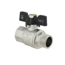 Raftec Кран кульовий BLACK PN40 ЗВ 1/2