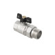 Raftec Кран кульовий з американкою BLACK PN20 ВЗ 1 1/4