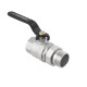 Raftec Кран кульовий з американкою BLACK PN20 ВН 1 1/2