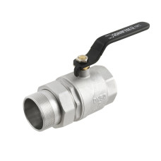 Raftec Кран кульовий з американкою BLACK PN20 ВН 2