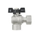 Raftec Кран кутовий з накидною гайкою PN40 ВВ 1/2