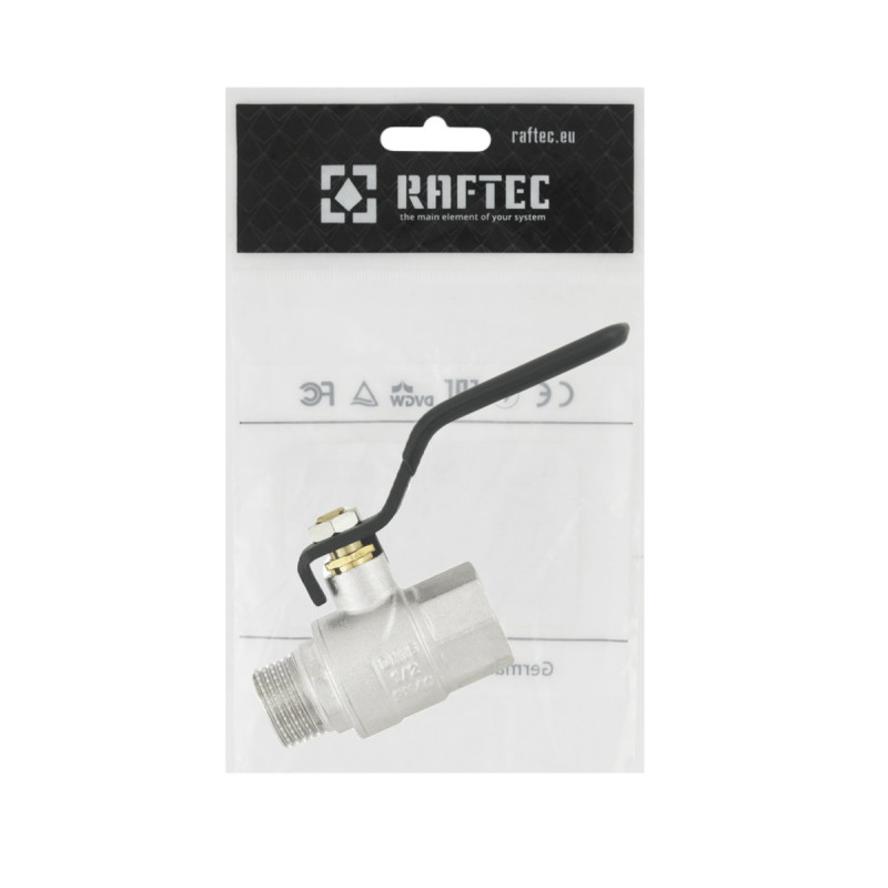 Raftec Кран кульовий BLACK PN40 ЗВ 1/2