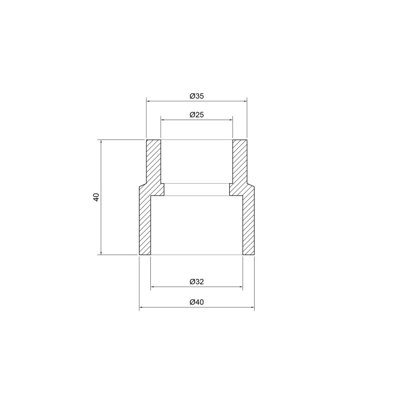 Муфта PPR Thermo Alliance 32х25 SD00029304