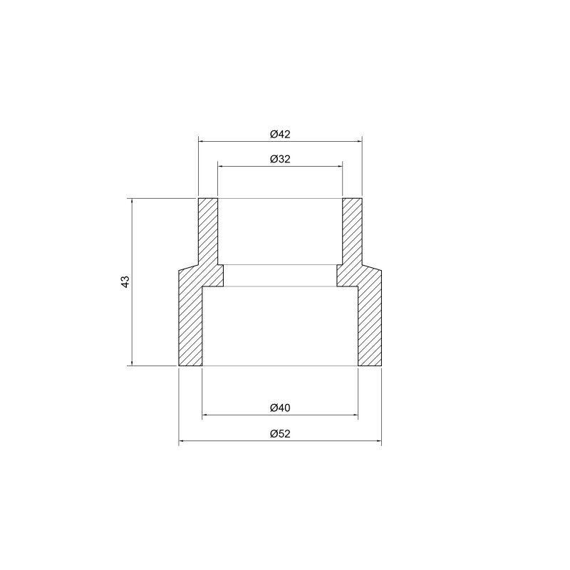 Муфта PPR Thermo Alliance 40х32 SD00029307