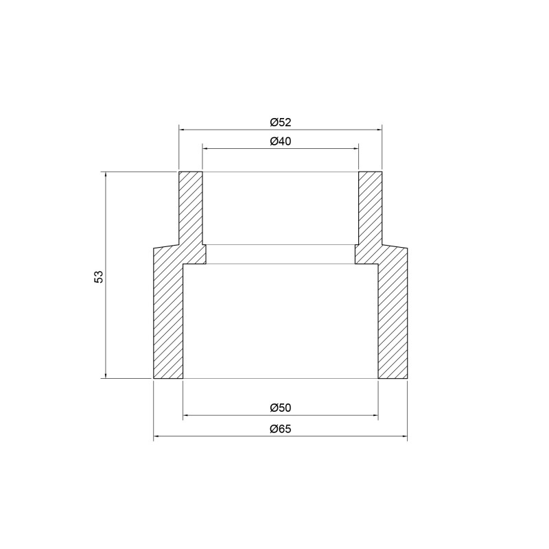 Муфта PPR Thermo Alliance 50х40 SD00029311