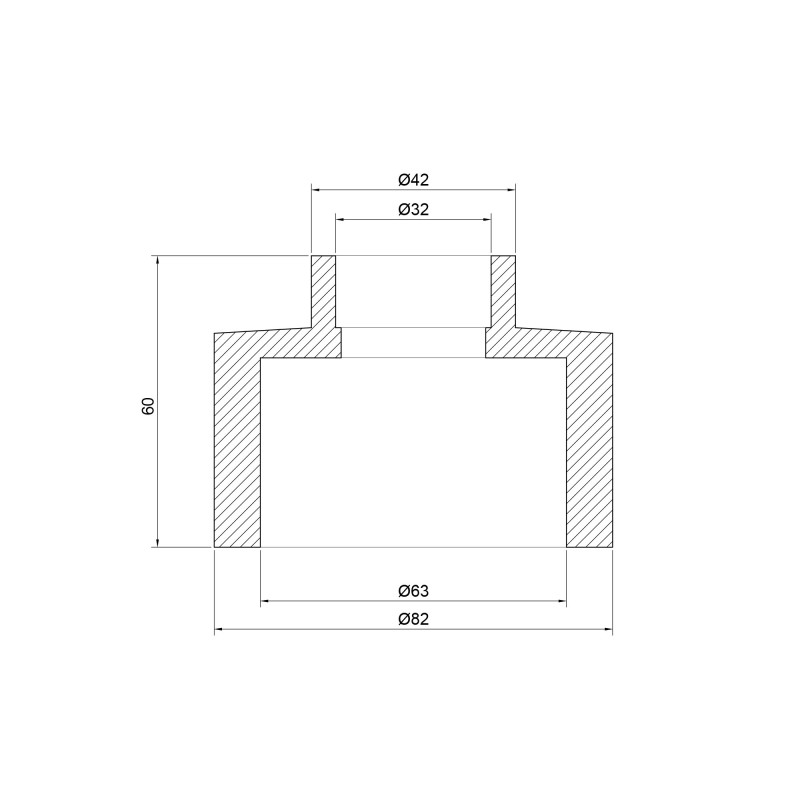 Муфта PPR Thermo Alliance 63х32 SD00029314