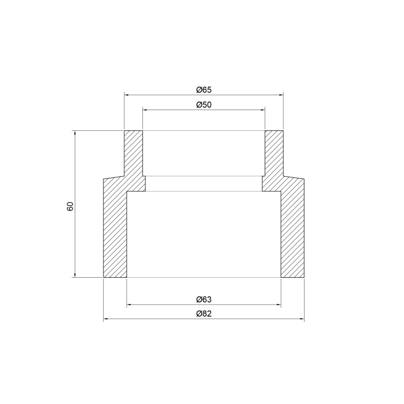 Муфта PPR Thermo Alliance 63х50 SD00029316