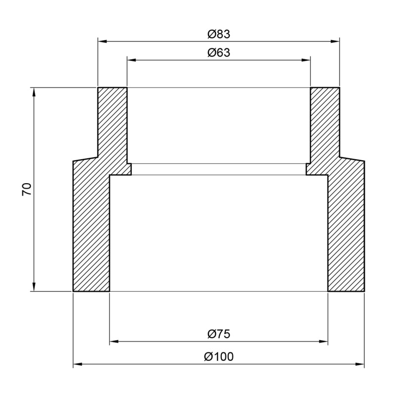 Муфта PPR Thermo Alliance 75х63 SD00029320