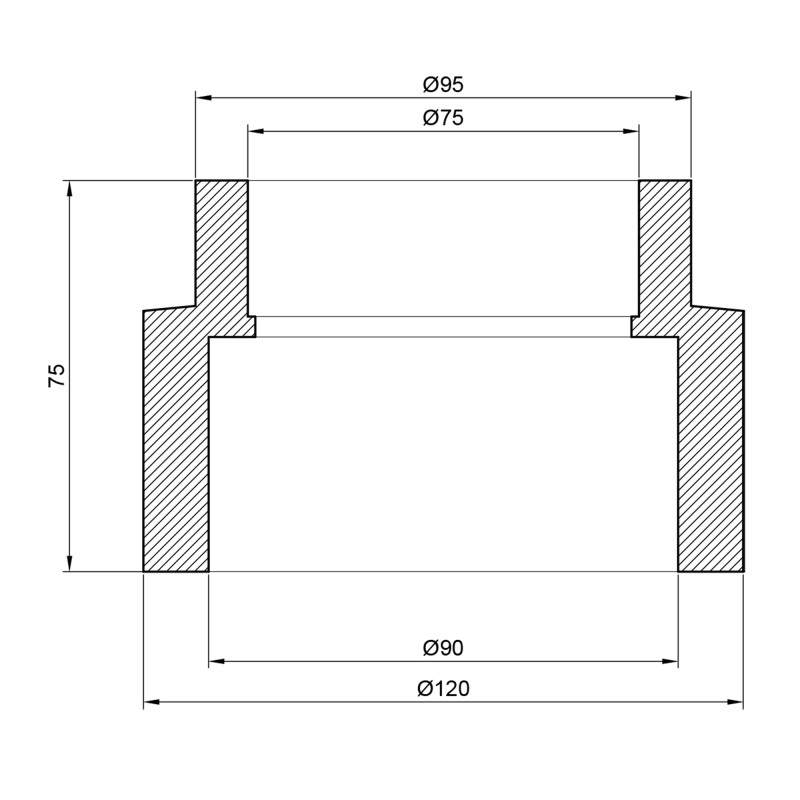 Муфта PPR Thermo Alliance 90х75 SD00029324
