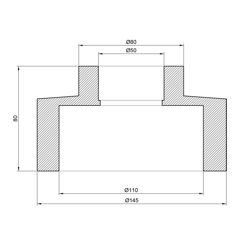 Муфта PPR Thermo Alliance 110х50 SD00029325