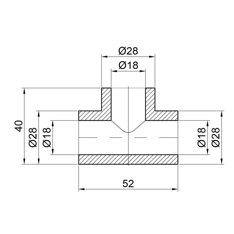 Трійник PPR Thermo Alliance 20 SD00029350