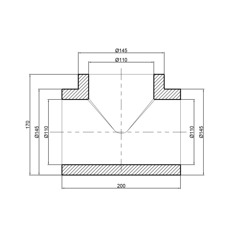 Трійник PPR Thermo Alliance 110 SD00029358