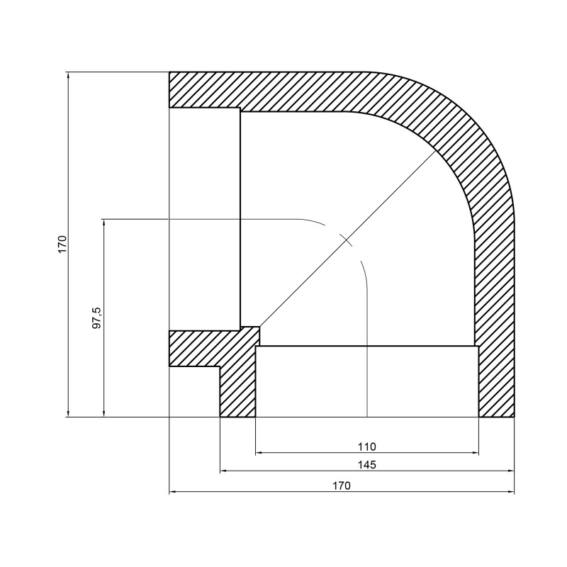 Кутик PPR Thermo Alliance 110, 90° SD00029415