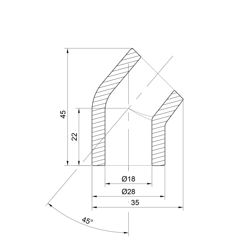 Кутик PPR Thermo Alliance 20, 45° SD00029398