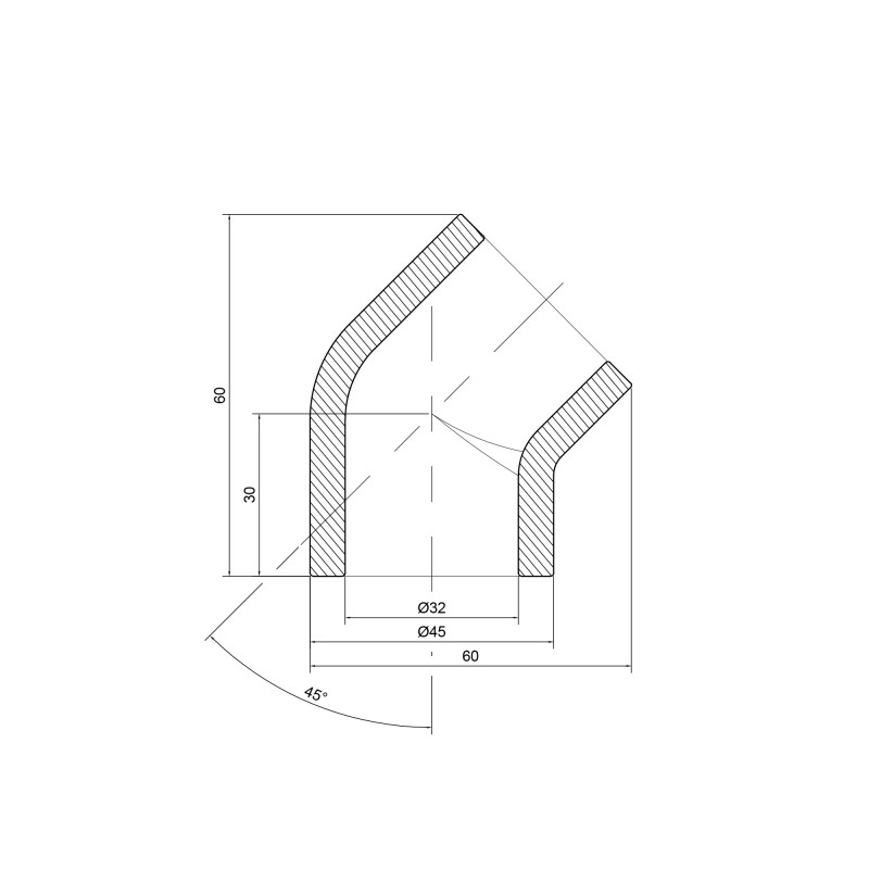 Кутик PPR Thermo Alliance 32, 45° SD00029400