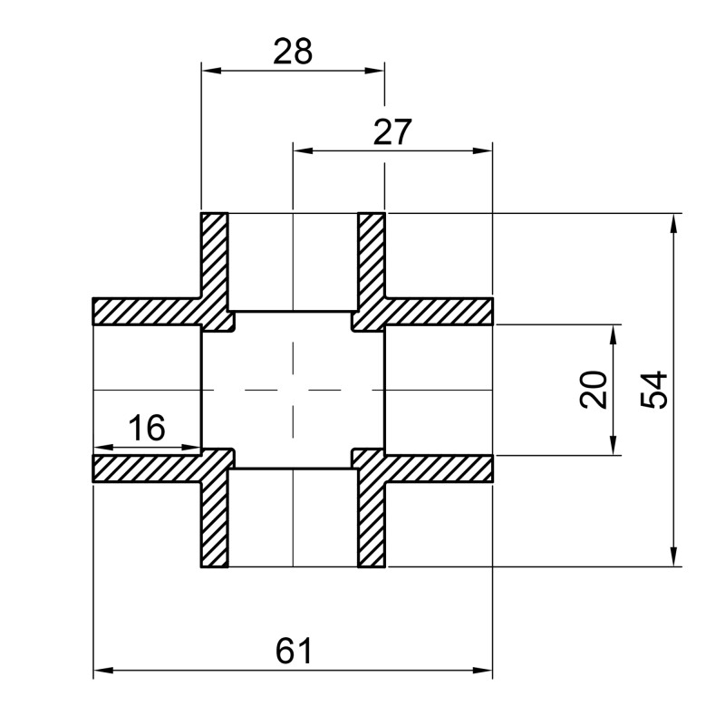Хрестовина PPR Thermo Alliance 20 SD00029266