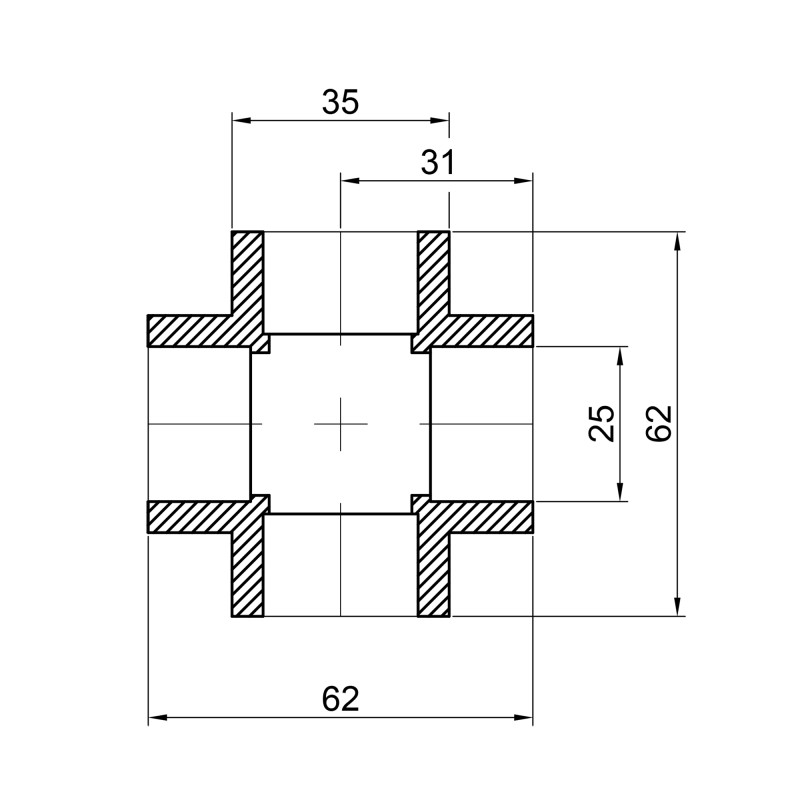 Хрестовина PPR Thermo Alliance 25 SD00029267