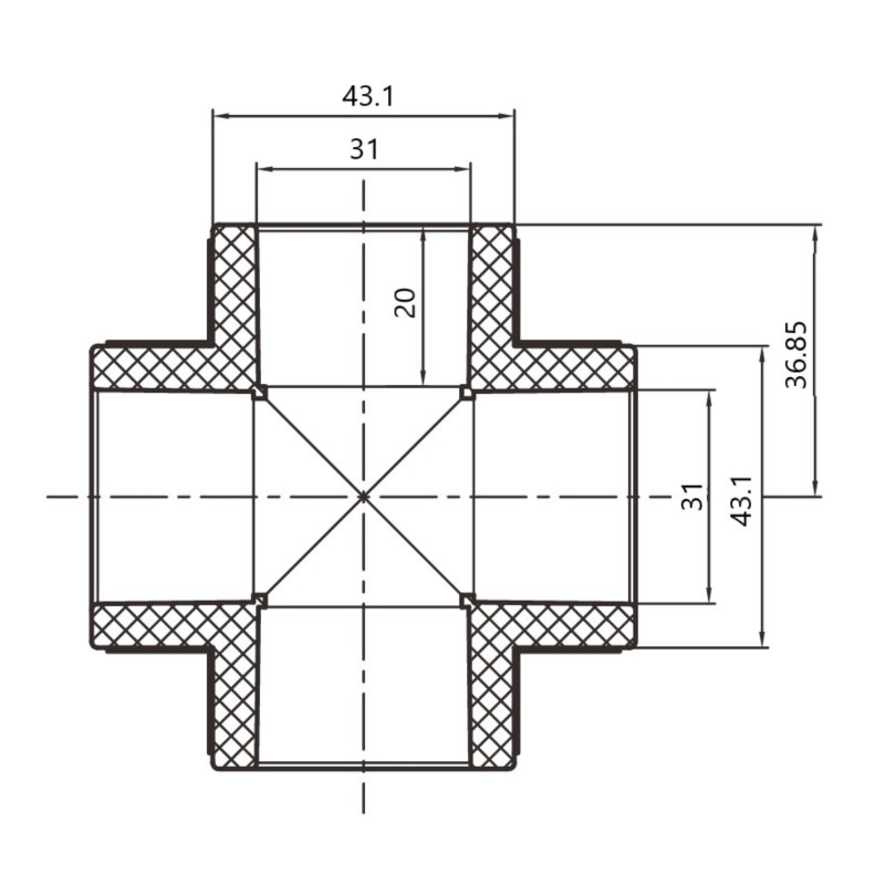 Хрестовина PPR Thermo Alliance 32 SD00051636