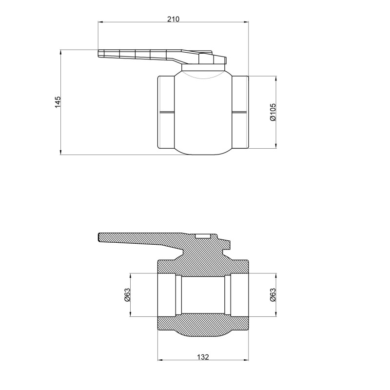 Кран кульовий PPR Thermo Alliance 63 SD00029247