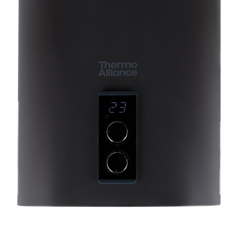 Водонагрівач електричний Thermo Alliance 80 л Grey, плоский вертикальний, мокрий ТЕН 2 кВт (0,8+1,2) DT80V20G(PD)/2G SD00055140