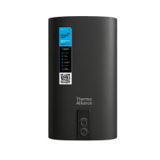 Водонагрівач електричний Thermo Alliance 80 л, Black, плоский, вертикальний, сухий ТЕН 2 кВт (0,8+1,2) DT80V20GPDD2B SD00054043