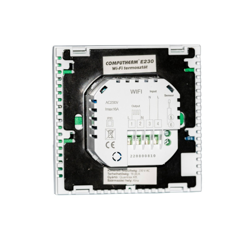 COMPUTHERM WI-Fi терморегулятор для теплої підлоги E230