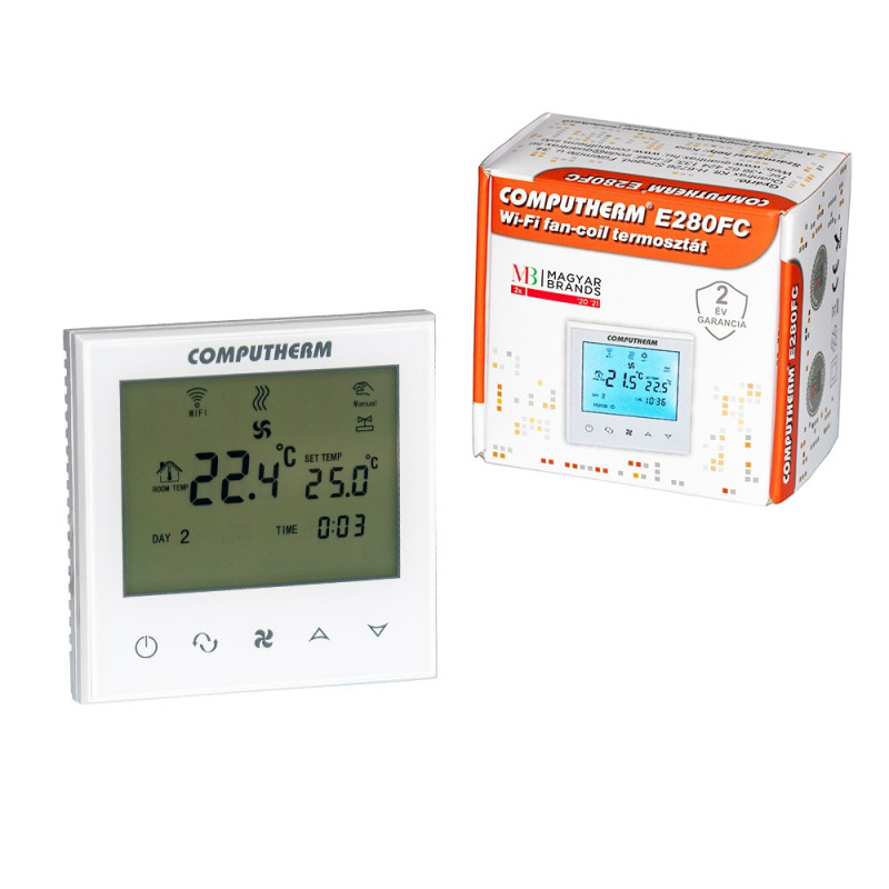 COMPUTHERM Wi-Fi терморегулятор для фанкойлу E280FC
