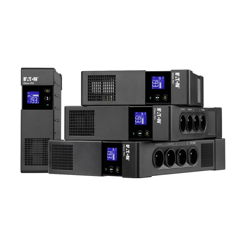 Eaton Джерело безперебійного живлення Ellipse PRO, 850VA/510W, LCD, USB, 4xSchuko (ELP850DIN)