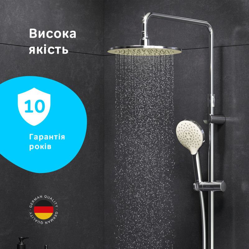 Душова система ShowerSpot з термостатом AM.PM F0780400 Like