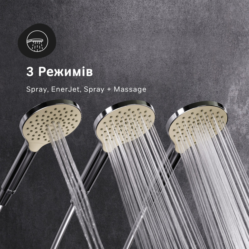 Душова система ShowerSpot з термостатом AM.PM F0780500 Like