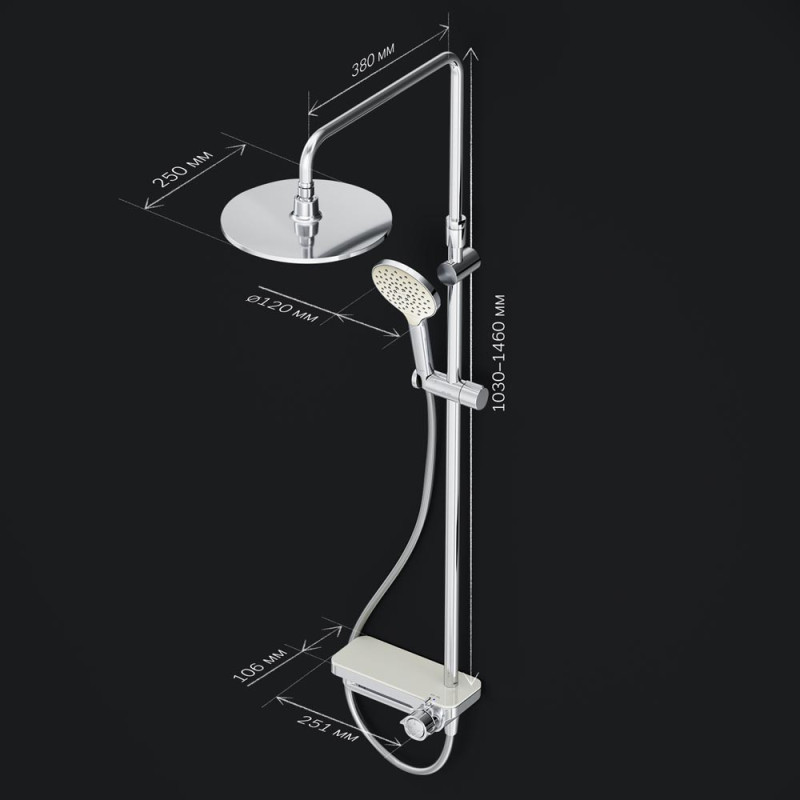 Душова система ShowerSpot AM.PM Like F0780700
